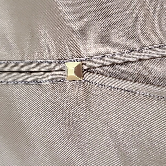 Vintage louis vuitton silk skirt with zipper and studs - Picture 2 of 6